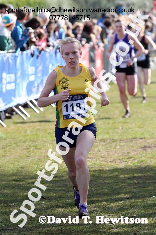 Senior Womens Inter Counties Cross Country,  Cofton Park, Birmingham. Photo: David T. Hewitson/Sports for All Pics